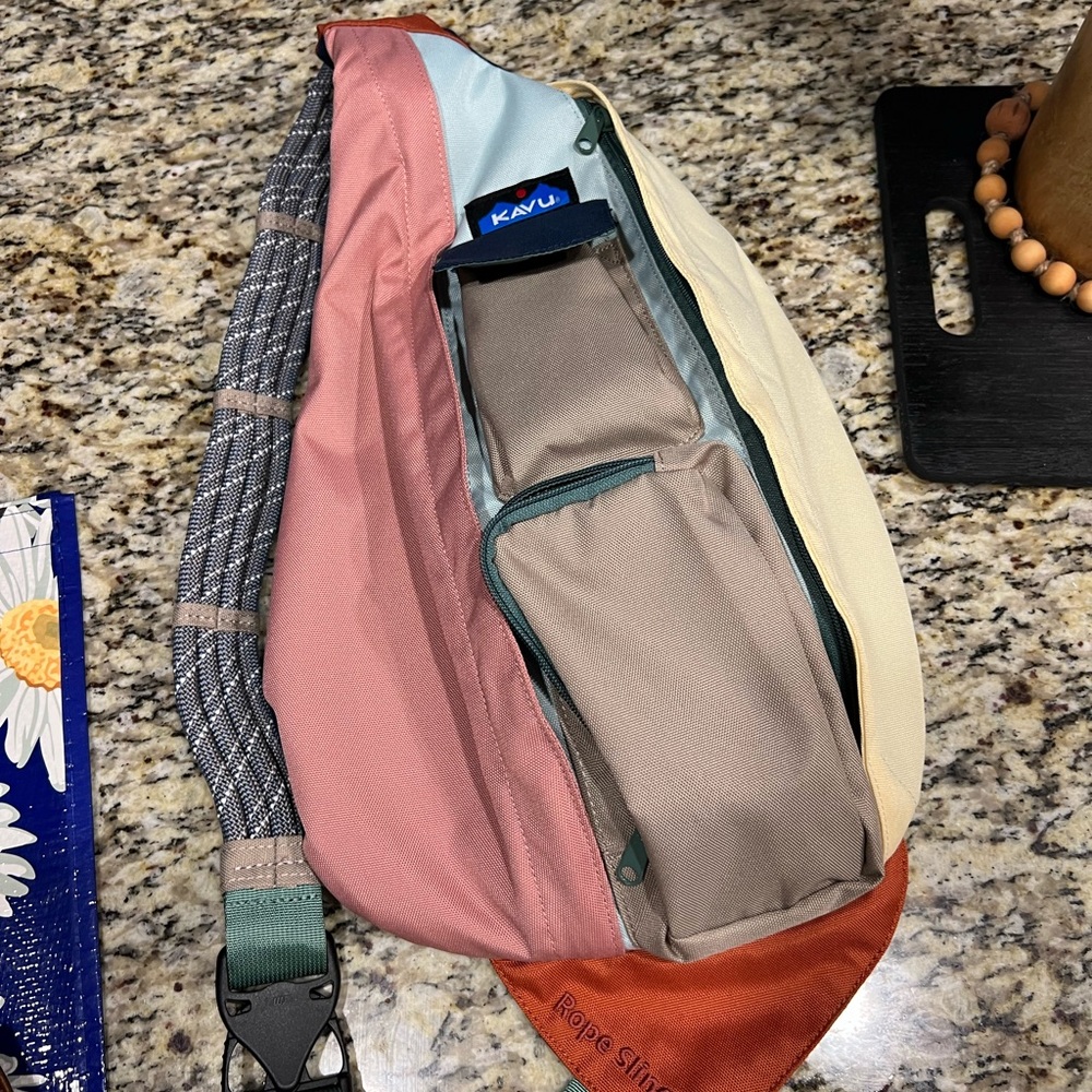 Kavu Color Block Sling Bag